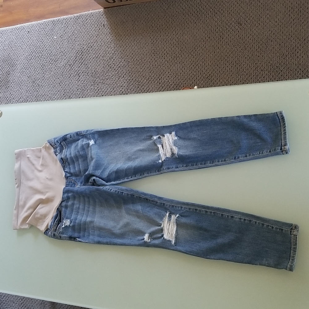 Joe's Jeans Distressed Maternity Skinny Jeans size 27